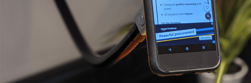 Flex arm phone holder mounting solution
